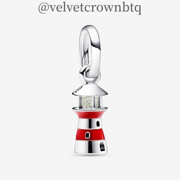 Pandora Glow-in-the-dark Lighthouse Dangle Charm|Pendant - Picture 1 of 2